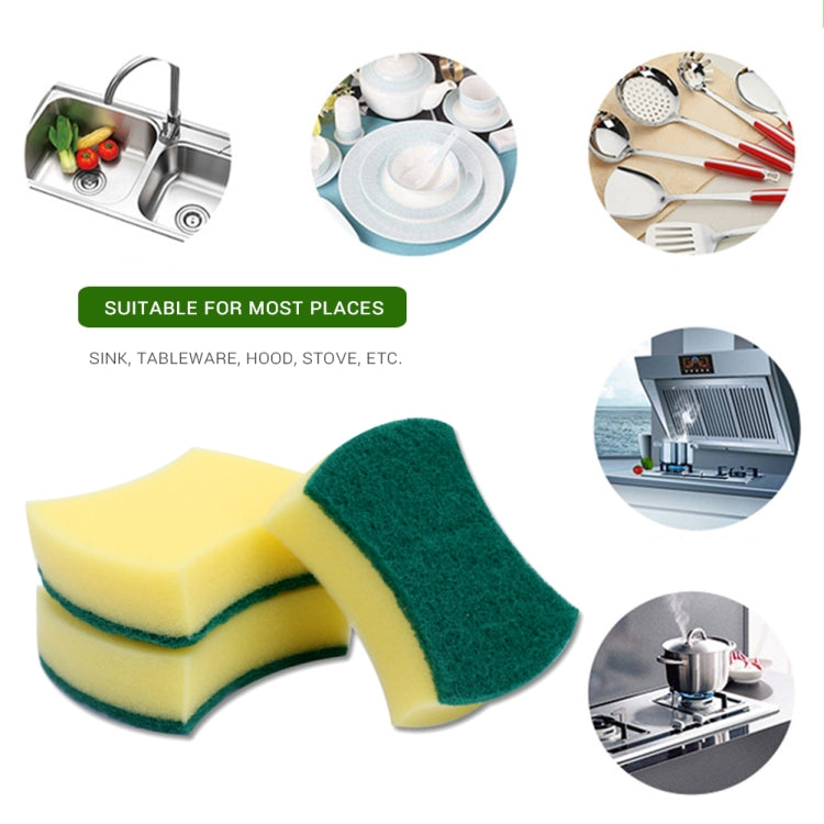 10 PCS Magic Sponge Eraser Cleaner Kitchen Clean Scouring Cloth Dish Washing Kitchen Cleaning Tools, Shape:Waist Shape