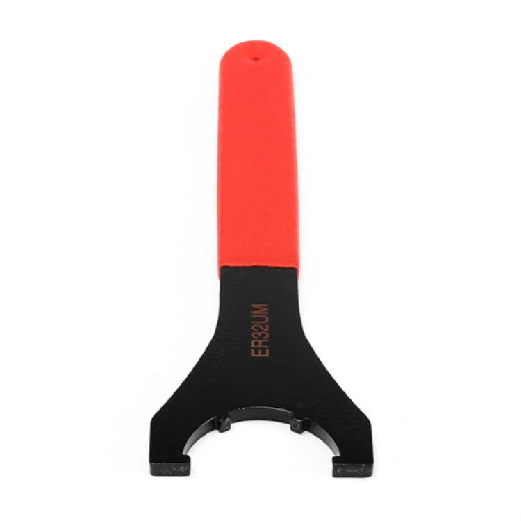Hardened C-shaped Crescent Head Wrench Engraving Machine Spindle Extension Rod Collet Grip Wrench, Style:ER32UM