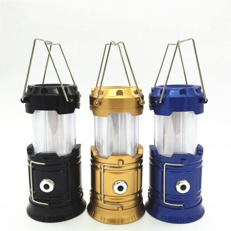 Outdoor Camping Tent Light Portable Lantern Flame Lamp(Gold)