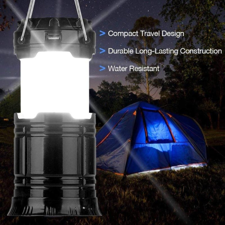 Outdoor Camping Tent Light Portable Lantern Flame Lamp(Gold)