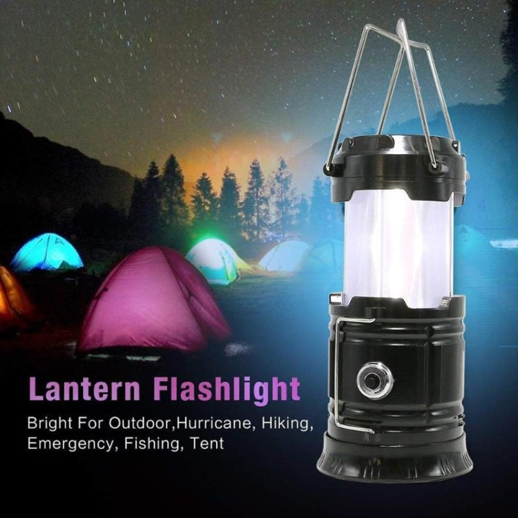 Outdoor Camping Tent Light Portable Lantern Flame Lamp(Gold)