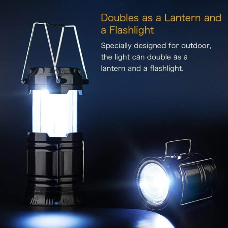 Outdoor Camping Tent Light Portable Lantern Flame Lamp(Gold)