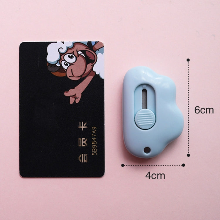3 PCS Cute Cloud Mini Portable Utility Knife Paper Cutter(Pink)