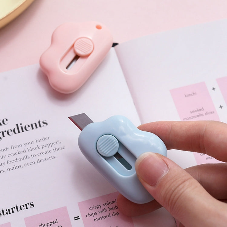 3 PCS Cute Cloud Mini Portable Utility Knife Paper Cutter(Pink)