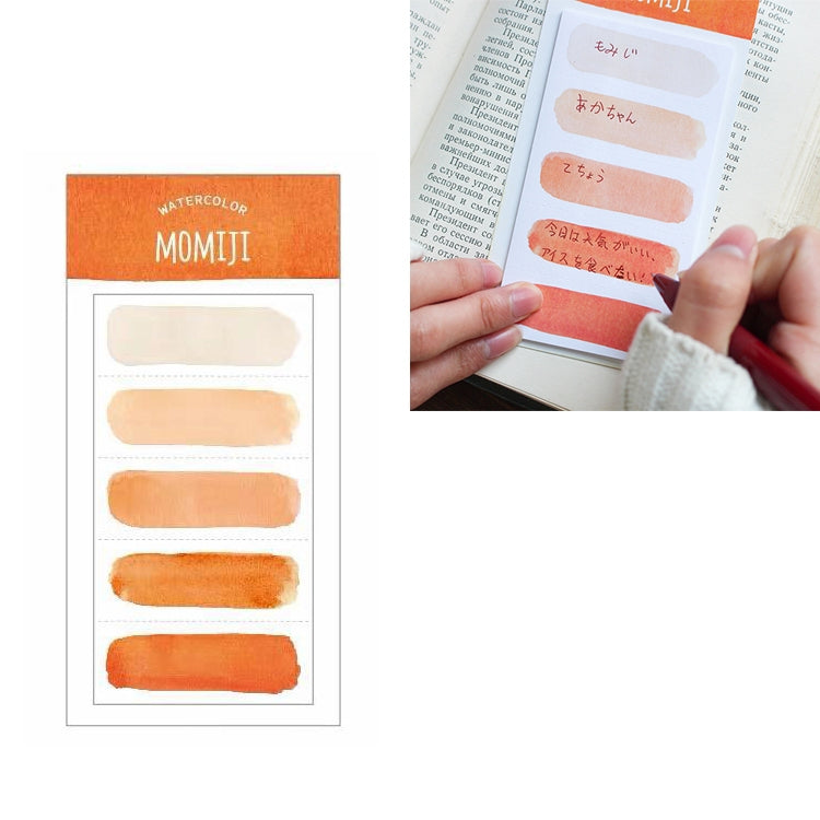 Fresh Watercolor Emotional Post-it Notes Retro Hand Account Notes