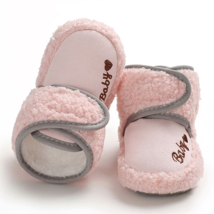 Newborn Baby 0-1 Years Old in Autumn and Winter Keep Warm Soft Bottom Toddler Shoes, Size:Inner Length 11cm