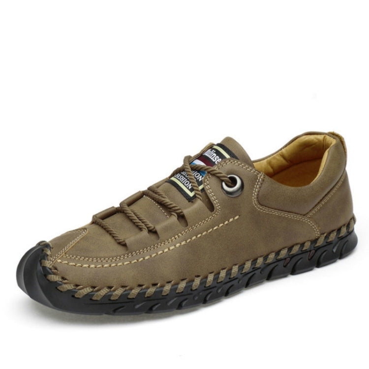 Leather Men Casual Shoes Outdoor Shoes, Size:42