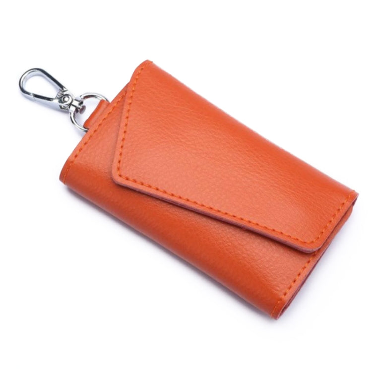 Multifunctional Litchi Texture Leather Keychain Bag Car Key Bag