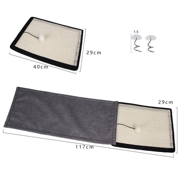 Natural sisal pet cat scratch board cat scratch pad sofa protector