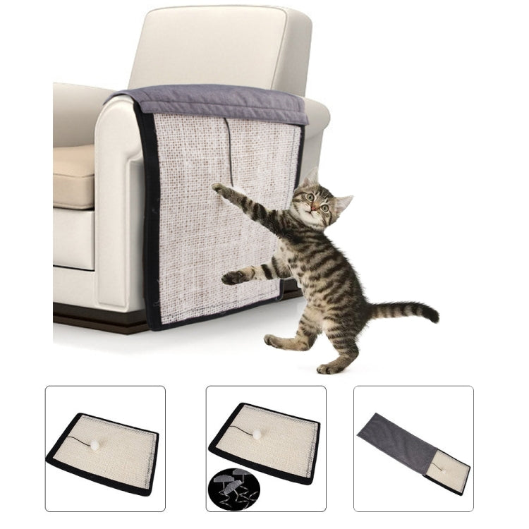 Natural sisal pet cat scratch board cat scratch pad sofa protector