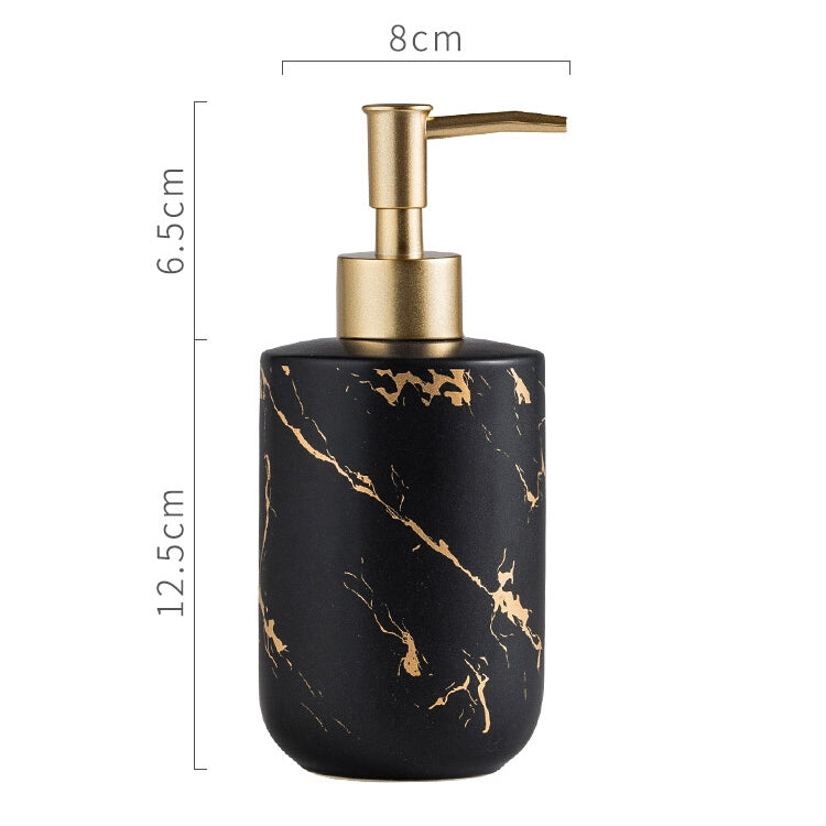 400ML Bathroom Hand Soap Bottle Shower Gel Bottle Ceramic Bottling