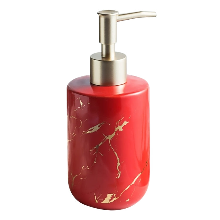 400ML Bathroom Hand Soap Bottle Shower Gel Bottle Ceramic Bottling