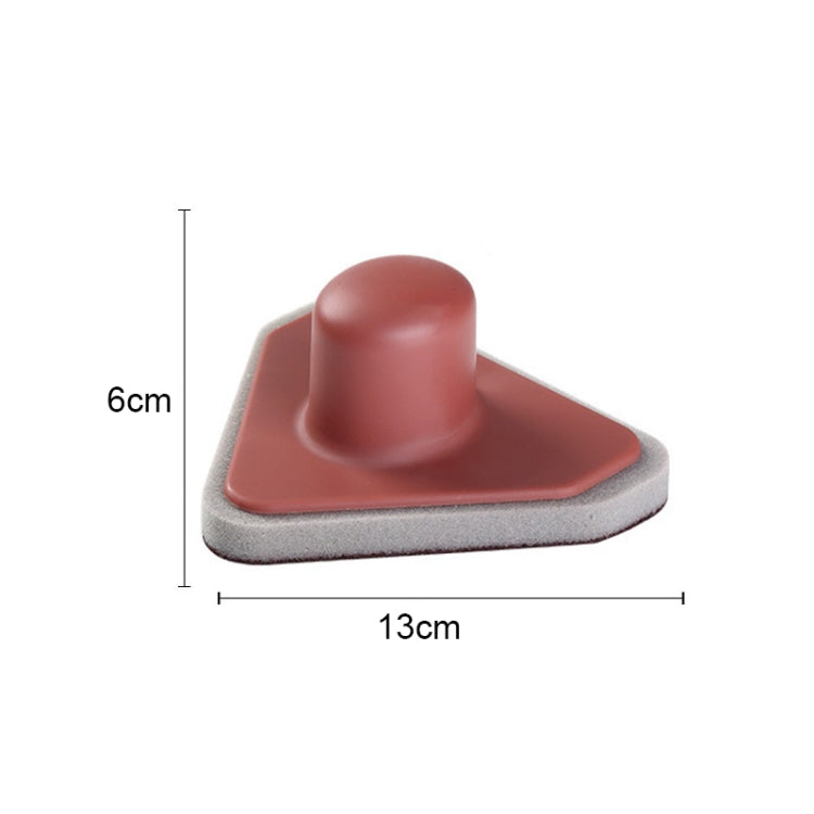 Kitchen Household Triangle Cleaning Decontamination Derusting Pot Brush Sponge Wipe