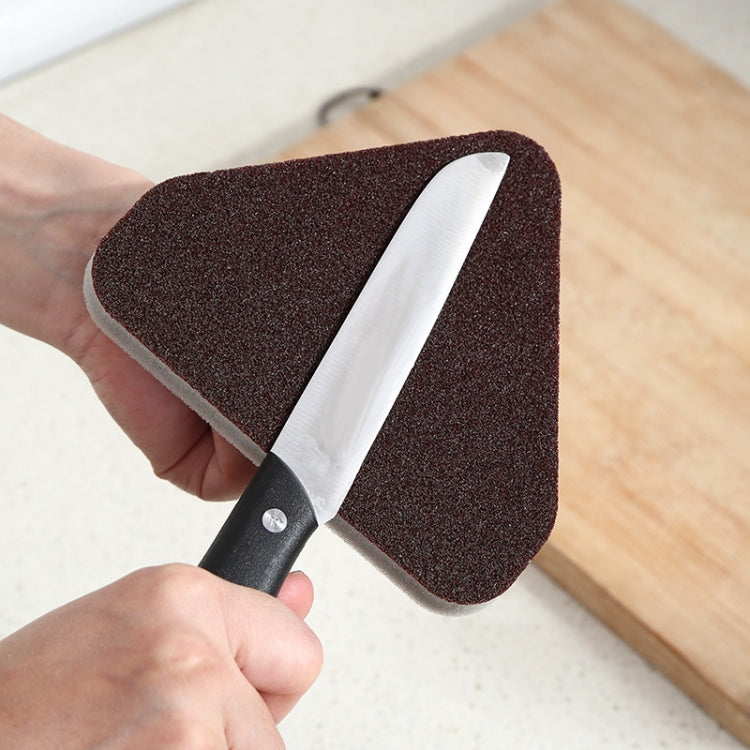 Kitchen Household Triangle Cleaning Decontamination Derusting Pot Brush Sponge Wipe