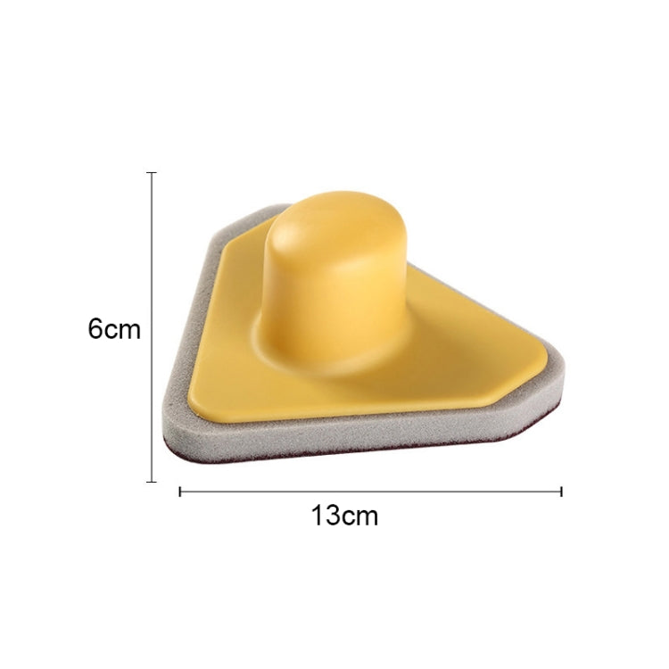 Kitchen Household Triangle Cleaning Decontamination Derusting Pot Brush Sponge Wipe