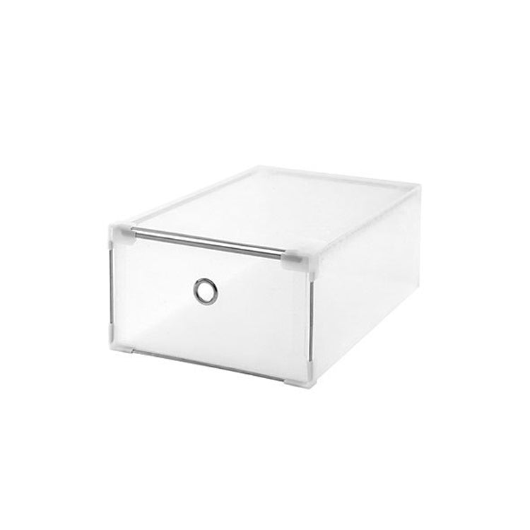 PP Translucent Shoe Box Multifunction Home Dust-proof Drawer Storage Boxes Shoes Organizer, Size:22x34x13cm