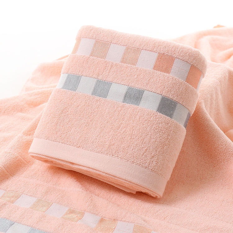 Cotton Plain Square Bath Towel Natural Environmental Protection Embroidered Bath Towel Household Towel