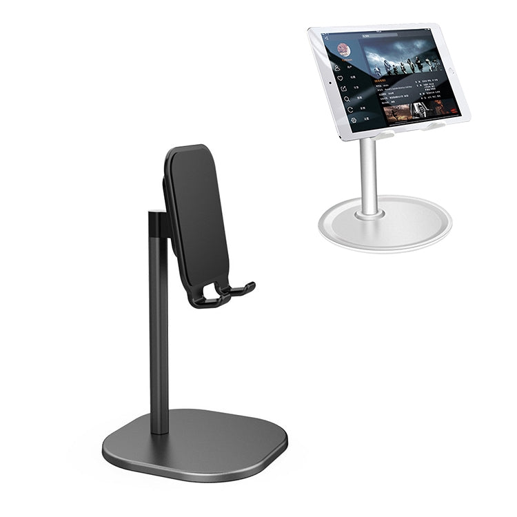 TCP-02 Universal 4-10 inch Phone Tablet Non-slip Aluminum Metal Holder Stand Adjustable Desktop Tablet Bracket Mount, Version:2 Generation Standard