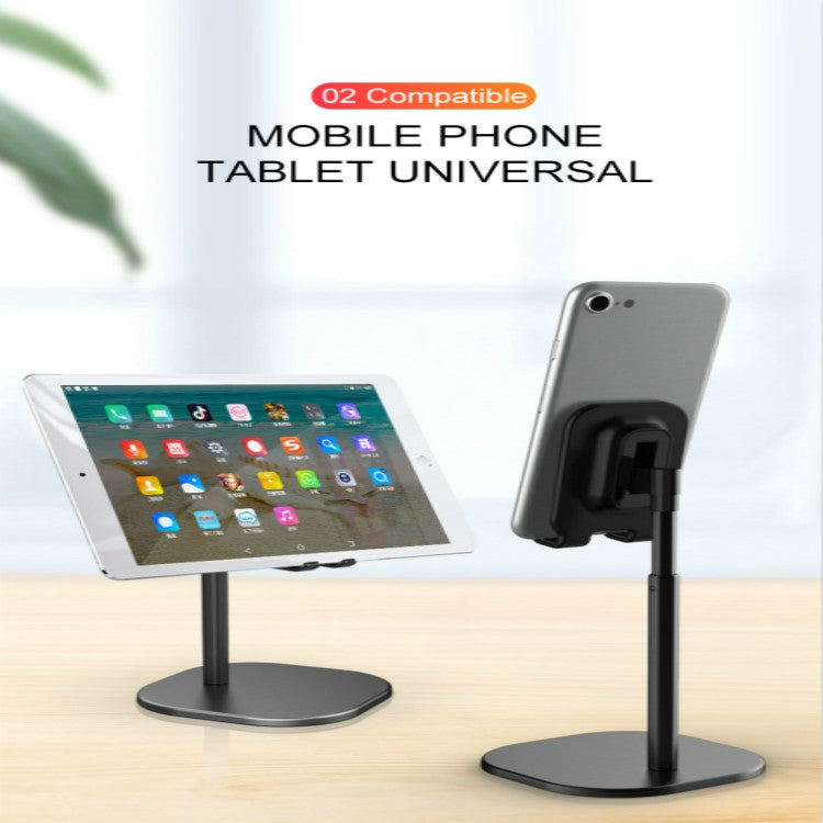 TCP-02 Universal 4-10 inch Phone Tablet Non-slip Aluminum Metal Holder Stand Adjustable Desktop Tablet Bracket Mount, Version:2 Generation Standard