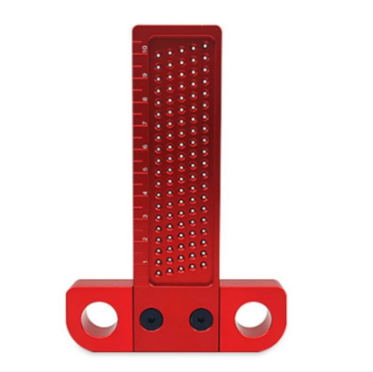 Woodworking T-Shaped Hole Marking Ruler, Style:T100