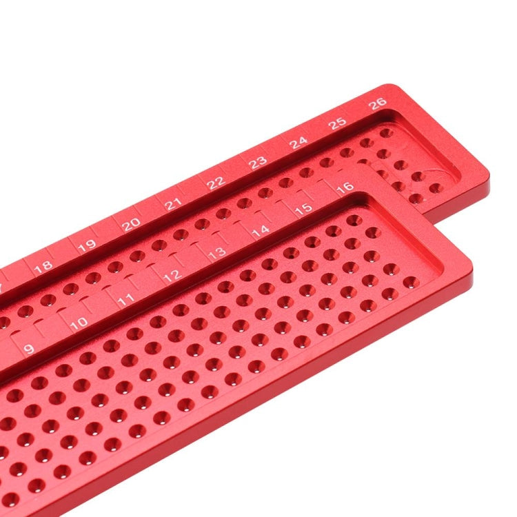 Woodworking T-Shaped Hole Marking Ruler, Style:T100
