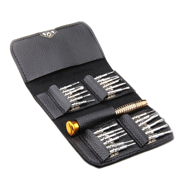 25 PCS/Set Mini Precision Electronic Repair Tool Screwdriver Set(Black)