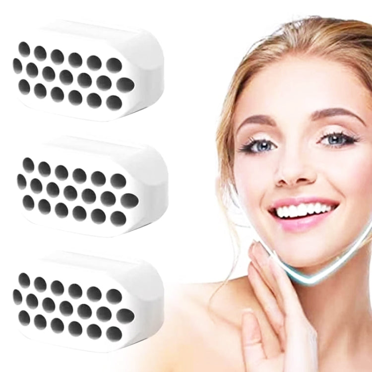 3PCS 4th Generation Masseter Ball Mandibular Trainer Facial Muscle Trainer Silicone Face-Lifting Device
