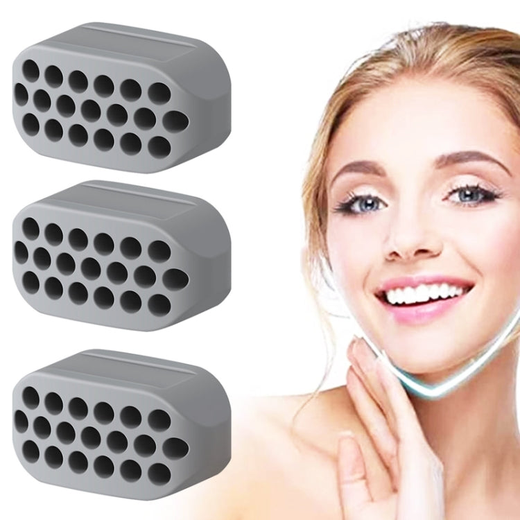 3PCS 4th Generation Masseter Ball Mandibular Trainer Facial Muscle Trainer Silicone Face-Lifting Device