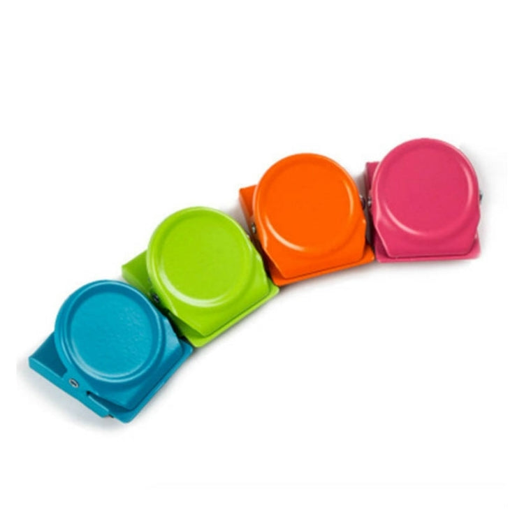 8 PCS Creative Magnet Clips Colored Metal Refrigerator Stickers Home Office Supplies