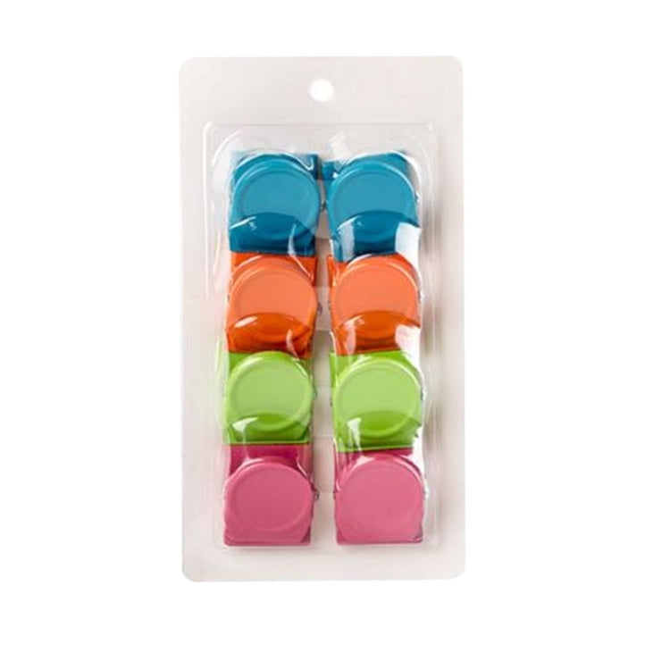 8 PCS Creative Magnet Clips Colored Metal Refrigerator Stickers Home Office Supplies
