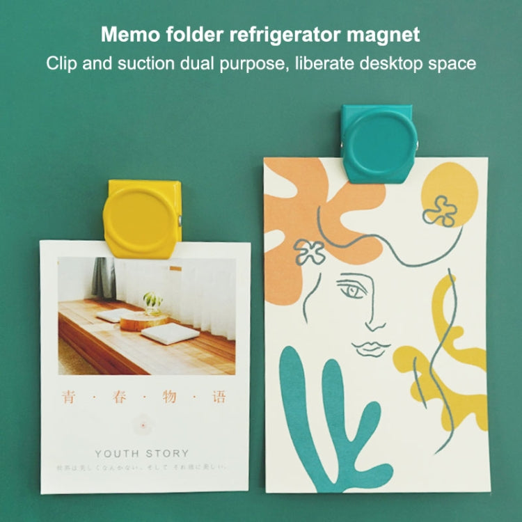 8 PCS Creative Magnet Clips Colored Metal Refrigerator Stickers Home Office Supplies