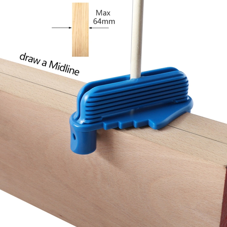 Multifunctional Scriber Woodworking Tools, Style:Scribe Gray (Including 2 Pencilsï¼‰