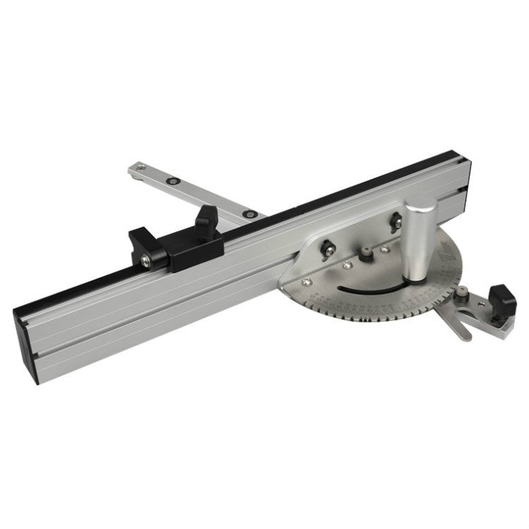 Woodworking Pusher Slide Ruler Woodworking Table Saw Measuring Tool, Style:Aluminum Handle + Tenon + Limit