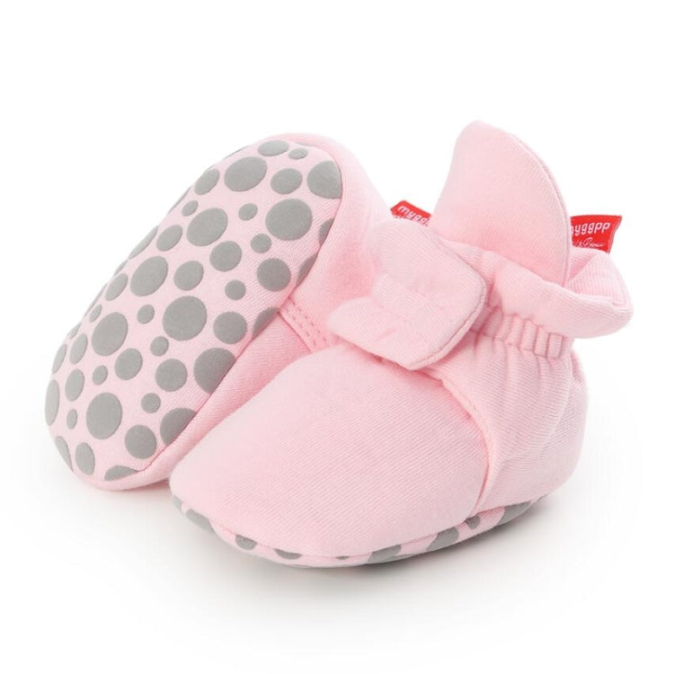 0-1 Year Old Spring and Autumn Knitted Baby Shoes Warm Toddler Cotton Shoes, Size:Inner Length 13cm