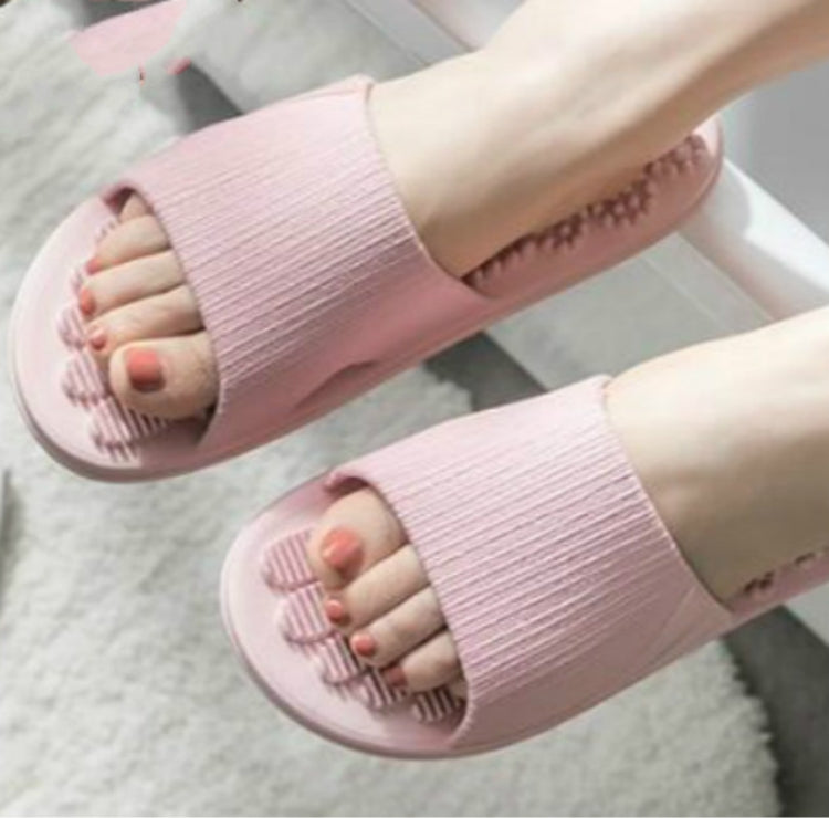 Indoor Home Couple Non-Slip Bathing Slippers, Size:36-37