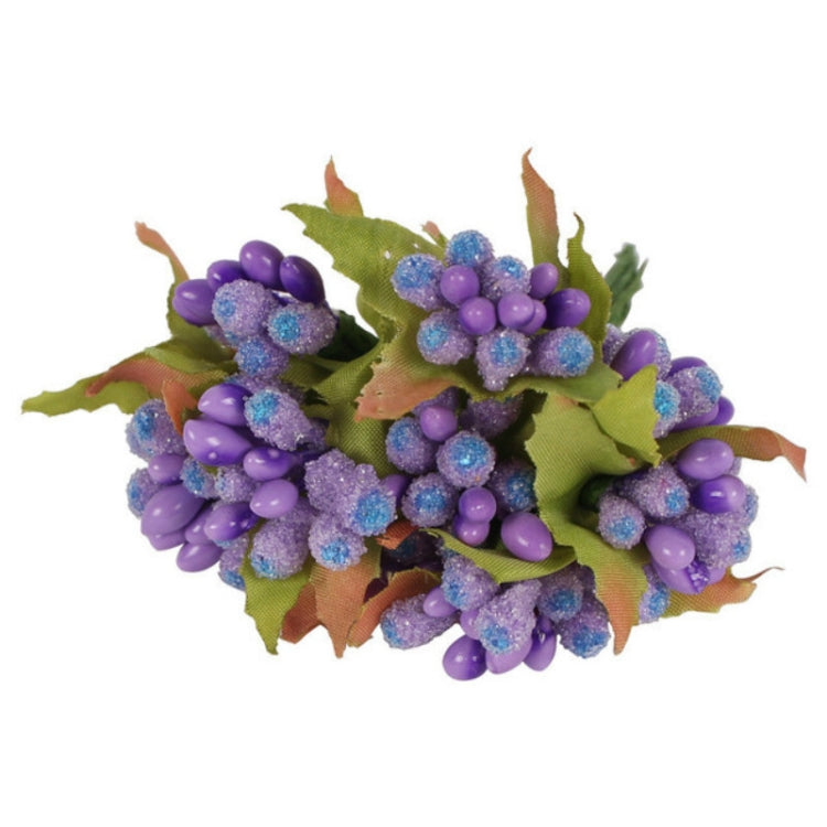 5 PCS Plastic Handmade DIY Wedding Foam Flower Head Simulation Bouquet Flower Stamen