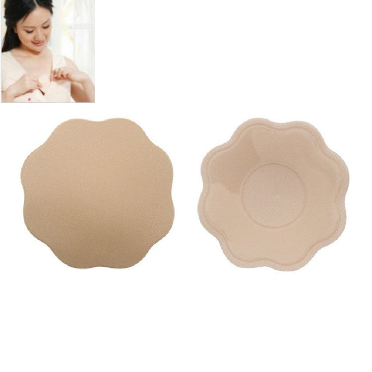 1 Pair Wedding Female Underwear Anti Bump Anti Emptied Seamless Breathable Silicone Breast Paste, Size:One Size