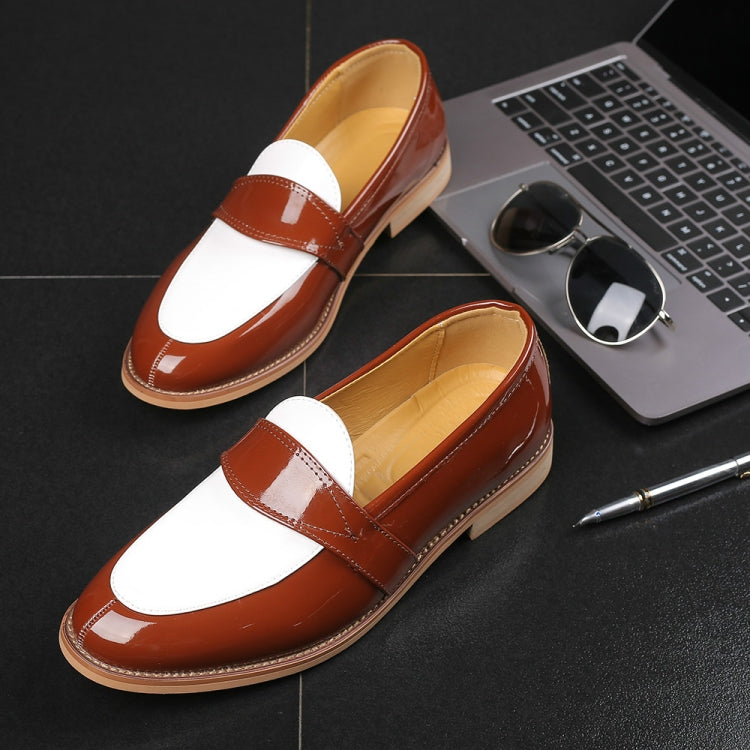 Summer Pointed British Men Dress Shoes, Size:47