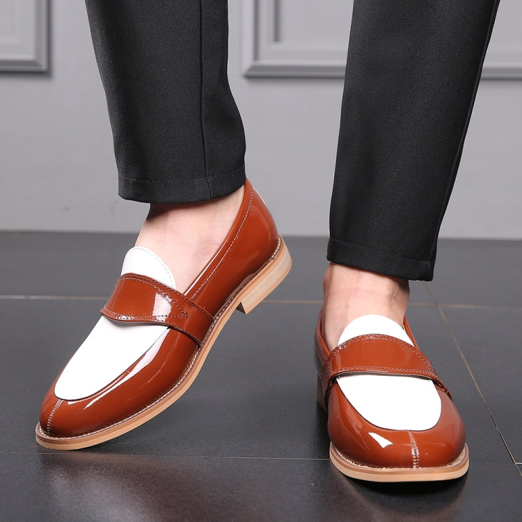 Summer Pointed British Men Dress Shoes, Size:47