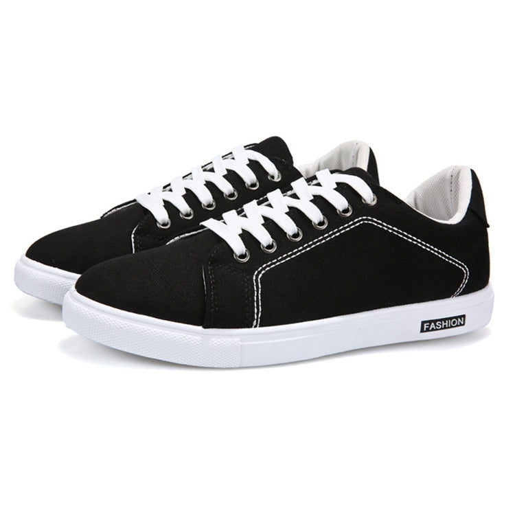 Men Fashion Canvas Shoes Tide Casual Breathable Shoes, Shoe Size:43