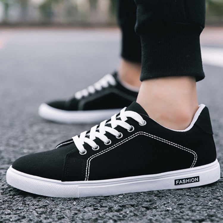 Men Fashion Canvas Shoes Tide Casual Breathable Shoes, Shoe Size:43
