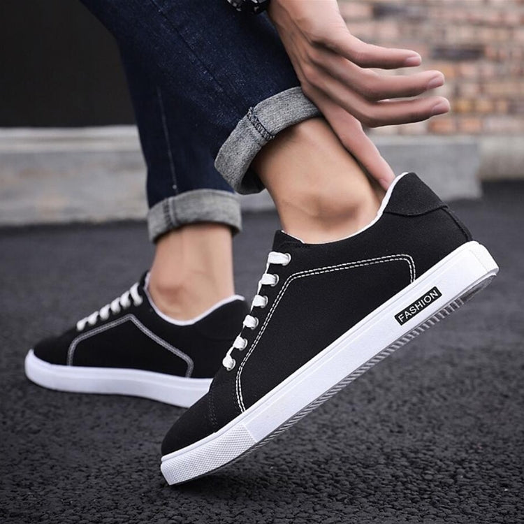 Men Fashion Canvas Shoes Tide Casual Breathable Shoes, Shoe Size:43