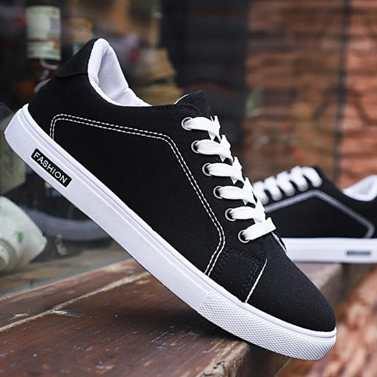 Men Fashion Canvas Shoes Tide Casual Breathable Shoes, Shoe Size:43