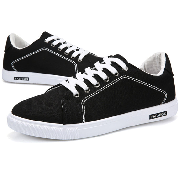 Men Fashion Canvas Shoes Tide Casual Breathable Shoes, Shoe Size:43
