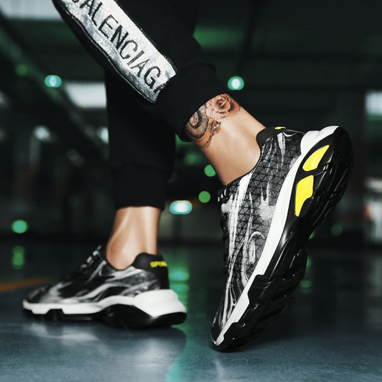 Lovers Basketball Shoes Breathable Wear-Resistant Shock Absorbers School Running Shoes, Shoe Size:36