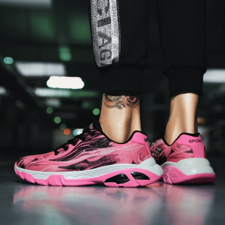 Lovers Basketball Shoes Breathable Wear-Resistant Shock Absorbers School Running Shoes, Shoe Size:38