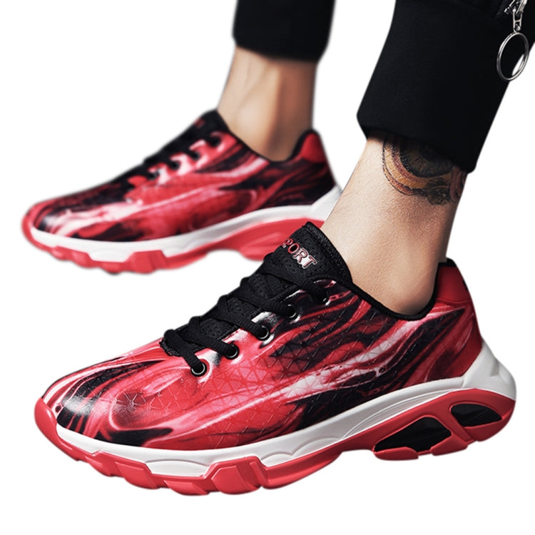 Lovers Basketball Shoes Breathable Wear-Resistant Shock Absorbers School Running Shoes, Shoe Size:39