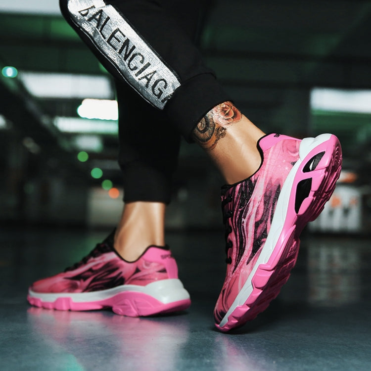 Lovers Basketball Shoes Breathable Wear-Resistant Shock Absorbers School Running Shoes, Shoe Size:41