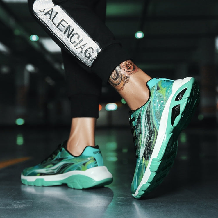 Lovers Basketball Shoes Breathable Wear-Resistant Shock Absorbers School Running Shoes, Shoe Size:43