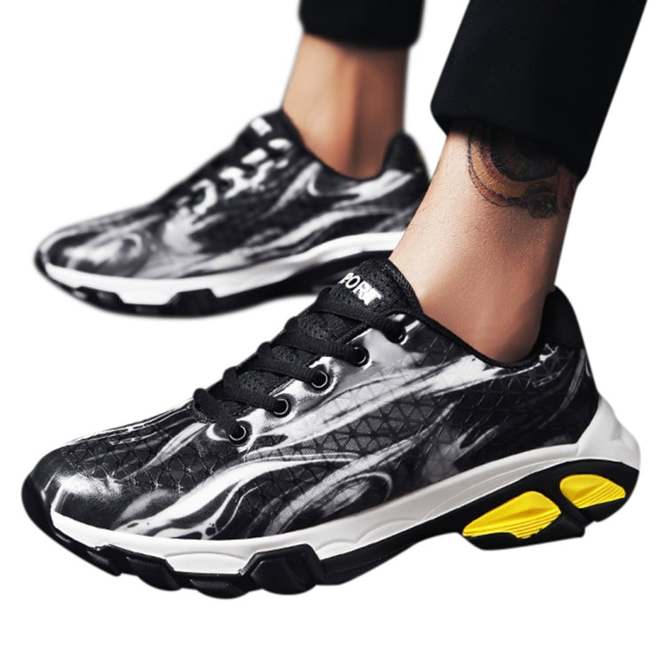 Lovers Basketball Shoes Breathable Wear-Resistant Shock Absorbers School Running Shoes, Shoe Size:44